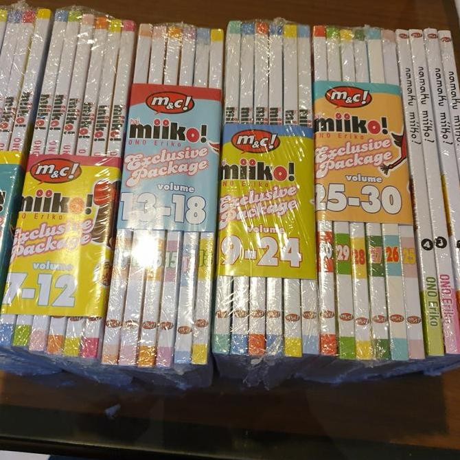 Komik Hai Miiko Bundling Vol 1-30 Set Bonus Namaku Miiko