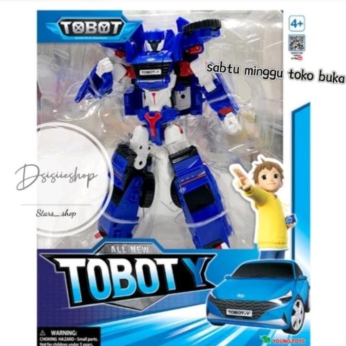 Tobot Y Transform Car Original / Mainan Robot