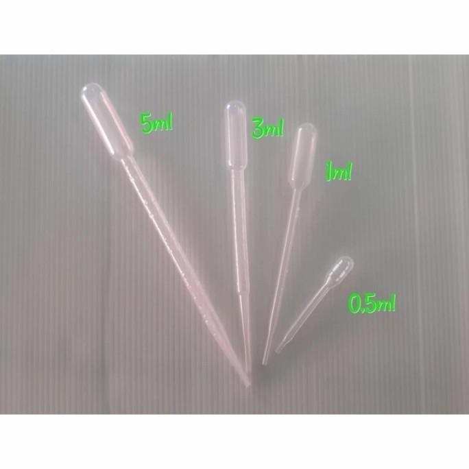 Pipet Plastik 5ml / Pipet Pasteur Plastik 5ml isi 250pcs/box ALU