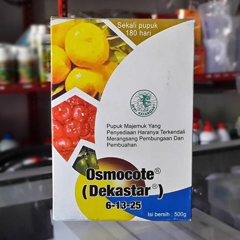 Pupuk Osmocote Dekastar Plus 6-13-25 500 Gram