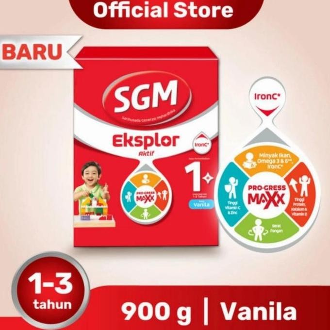 susu sgm 1 plus 900gr vanila HS