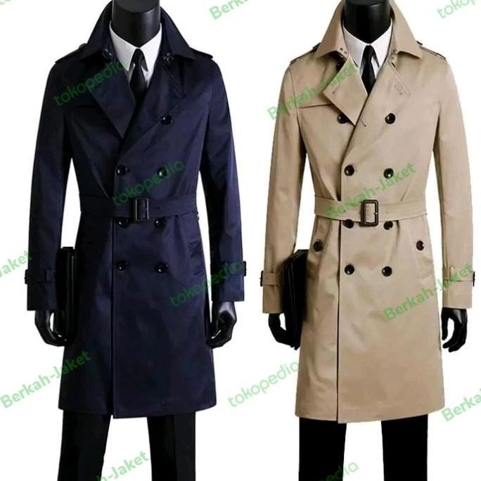 jas pria /jas long coat/jubah pria /jaket musim dingin/ jubah pria . HS
