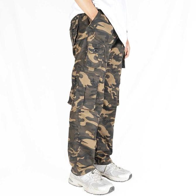 NVSR Long Cargo Pants Extra Pocket Camo / Loreng LA