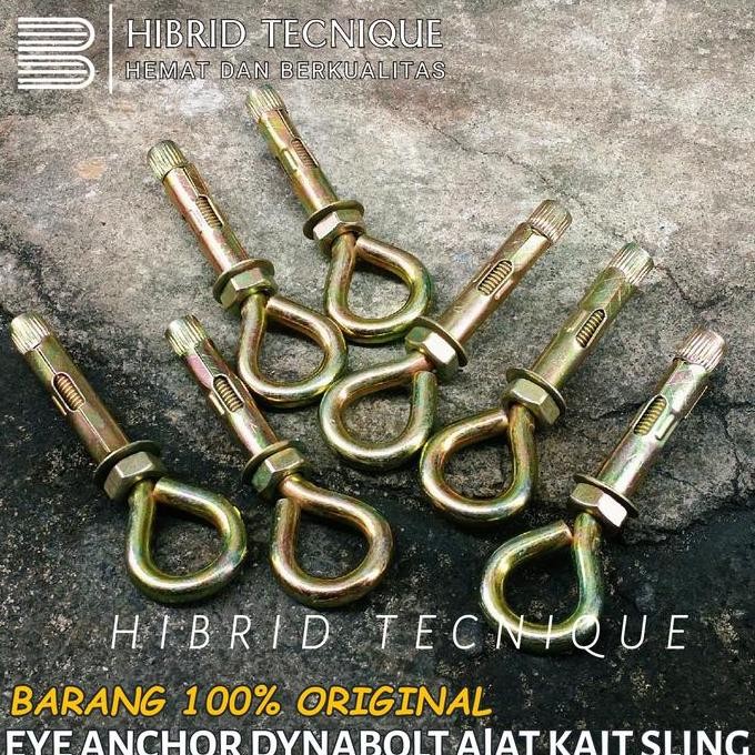 New eye anchor dynabolt 16mm 12mm 10mm 8mm dynabolt ancor bolt original