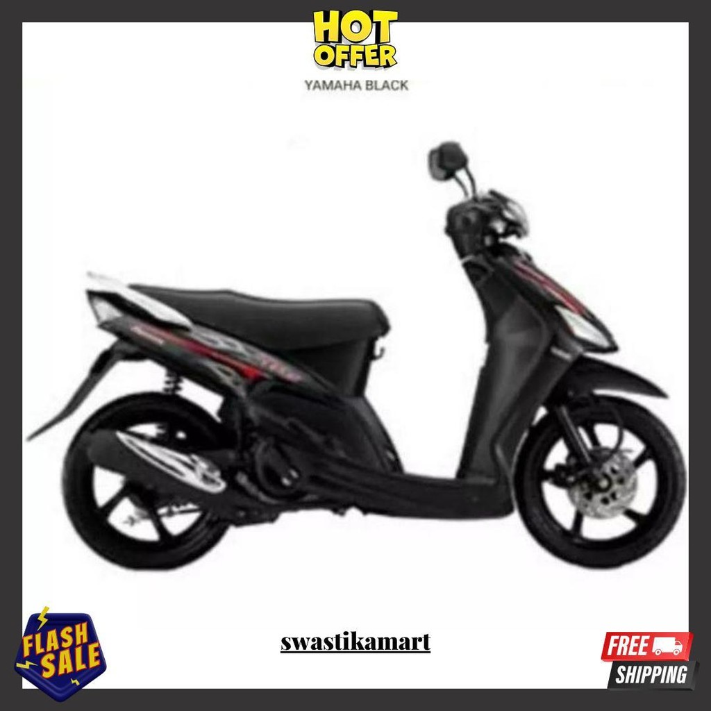 Batok Depan Mio Sporty Hitam / Mika Speedometer Refletor Mio Sporty 2003 Hitam Cod