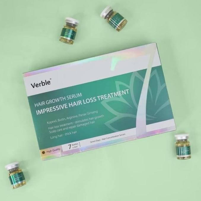 Verble Serum Penumbuh Rambut Verble Hair Growth Serum Impressive Hair Loss Treatment