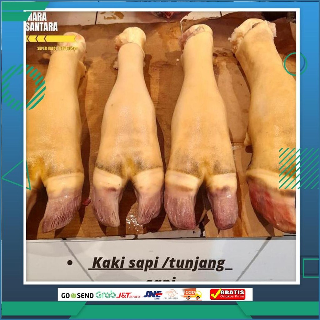 Kaki Sapi Segar Tunjang Sapi Fresh & Super Grab