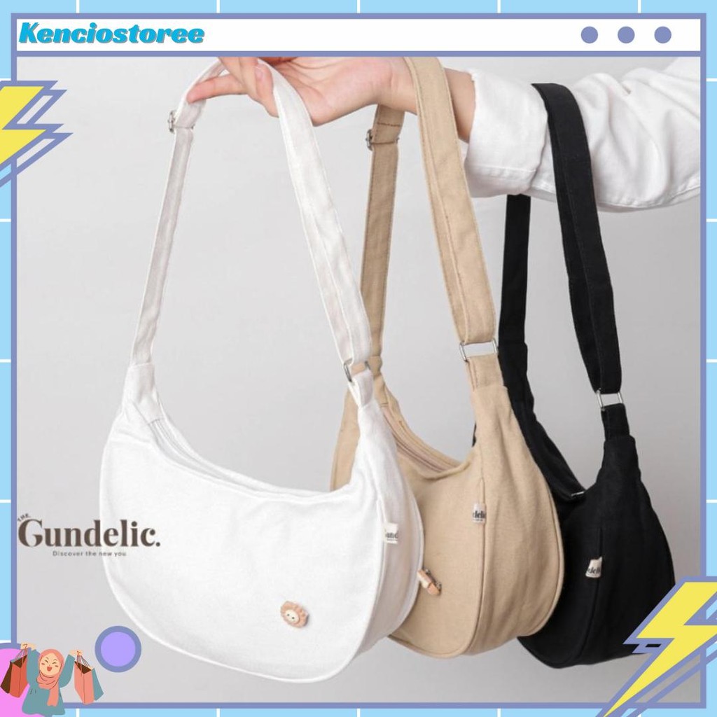 Shoulder Bag Sling Bag Kanvas Handmade Wanita By Gundelic PREMIUM