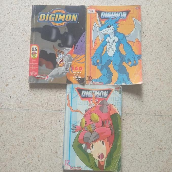 Komik Digimon Bekas Cabutann