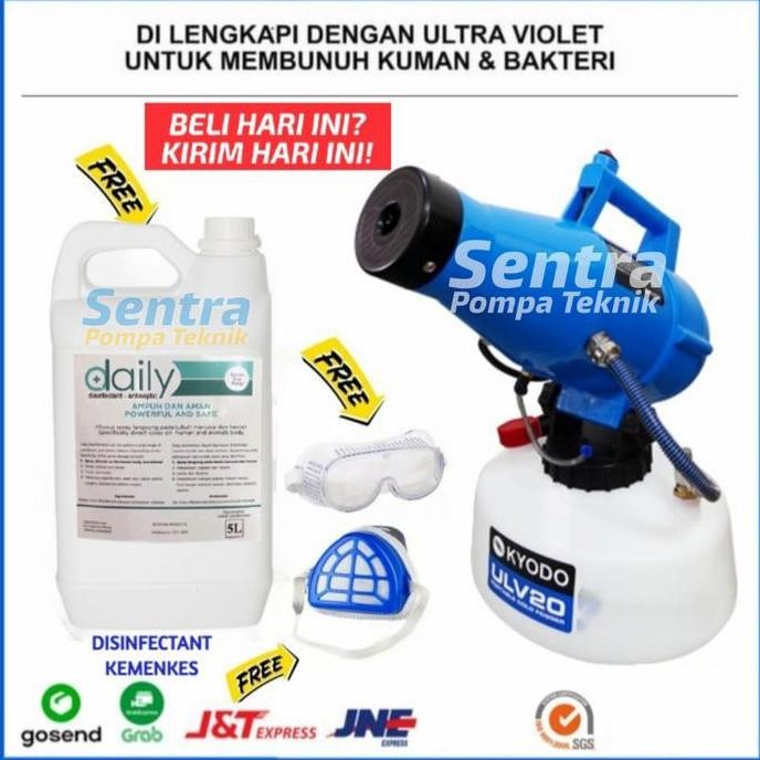 Alat Semprot Disinfektan Ulv Cold Fogger Disinfektan Kyodo Ulv 20
