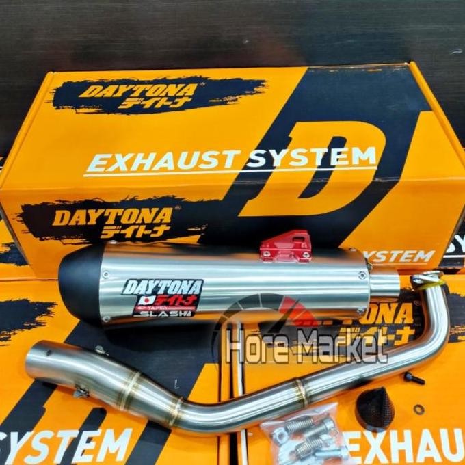 Knalpot Racing Daytona Aerox 155 Lexi Gp Taper Asli Original 100%