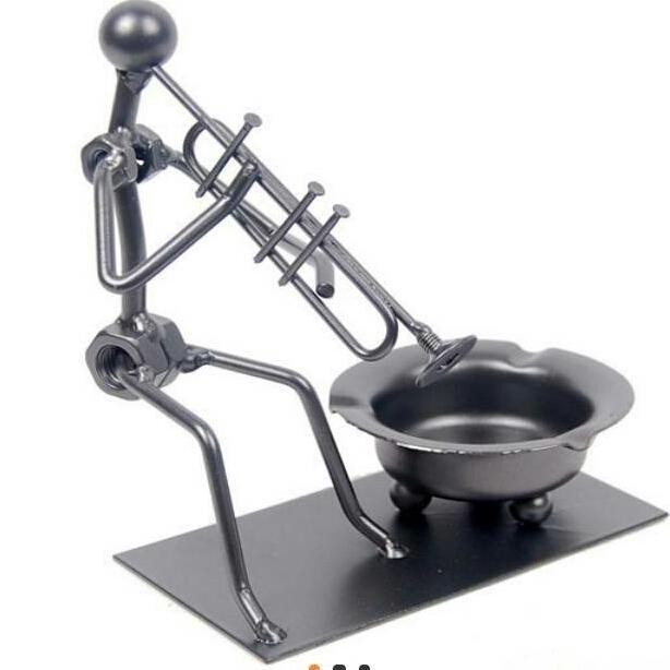 Asbak unik portable besi asbak rokok mini asbak rokok besi KUN