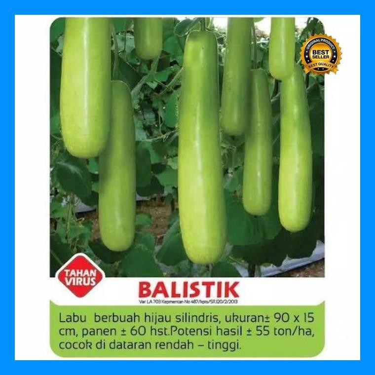 [Cod] - 3 Biji - Benih Labu Siam Balistik - Labu Air Labu Panjang Labu Hijau