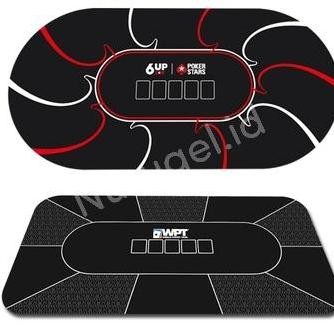 Playmat Texas Holdem Poker Wpt Series 180Cm X 90Cm Kaet Alas Meja 6Up Series