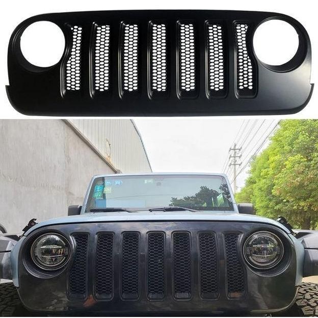 Grill Grille Model Jeep JL untuk Jeep Rubicon JK