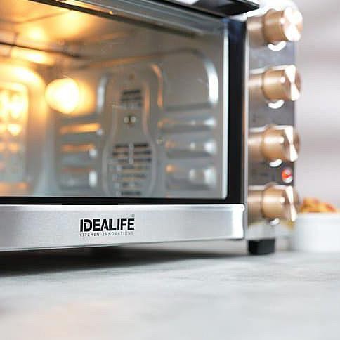 IDEALIFE - Oven Pemanggang listrik low watt oven listrik Panggangan Pemanas KS