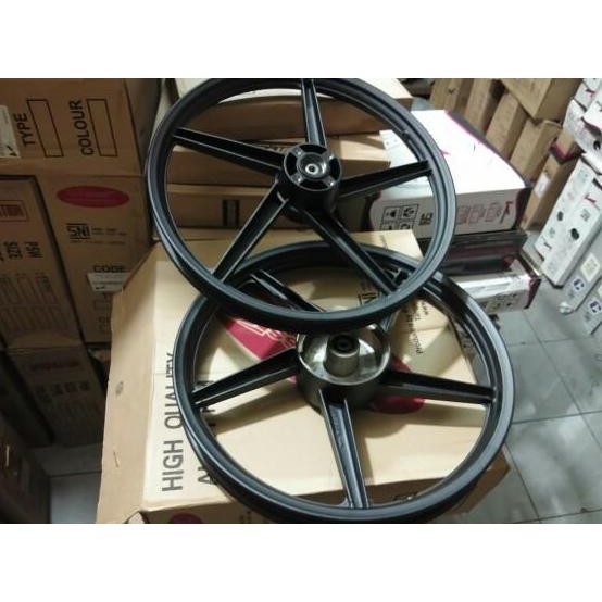 VELG ROSSI PALANG 5 MIRING SUZUKI SMASH UKURAN 140X17 DAN 160X17 PNP