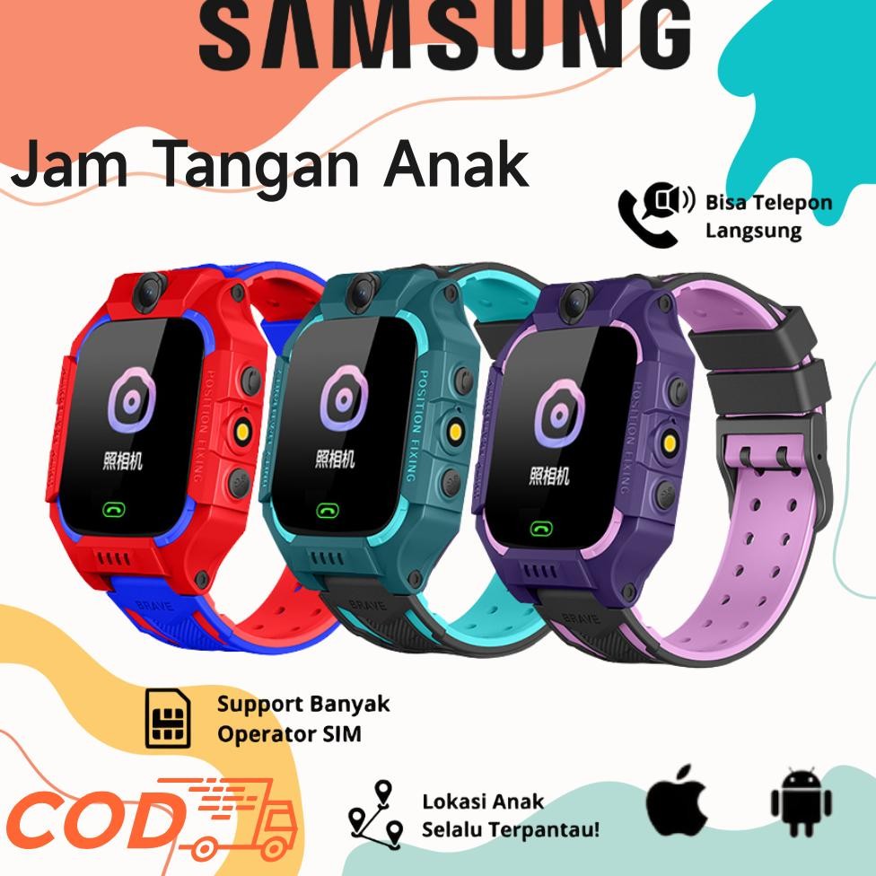 [100% ORIGINAL]Samsung Q19 Smartwatch anak 1.44 Inci Jam tangan pintar Watch Children Kamera ganda 3