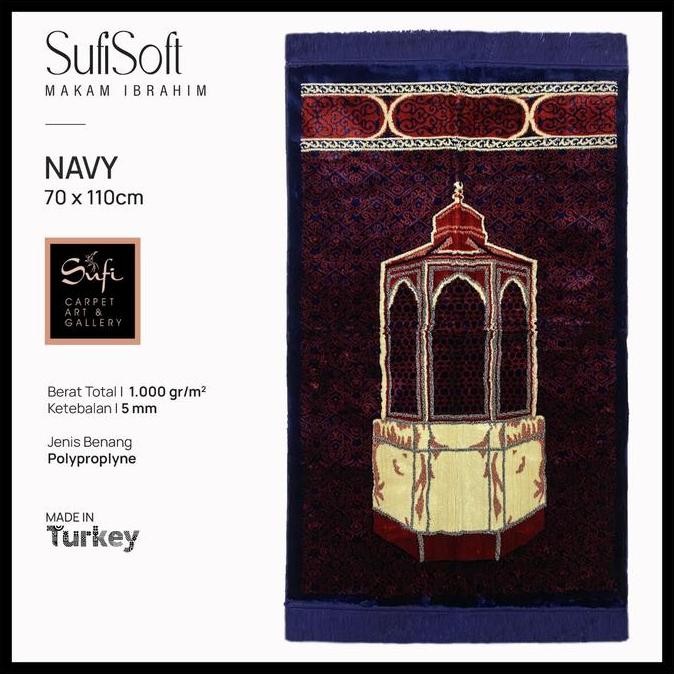 Sajadah Tebal Empuk Turki Sufi Soft Kale