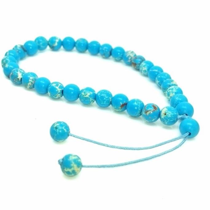 Gelang Tasbih Pirus Persia Natural/Original Jaminan Asli.