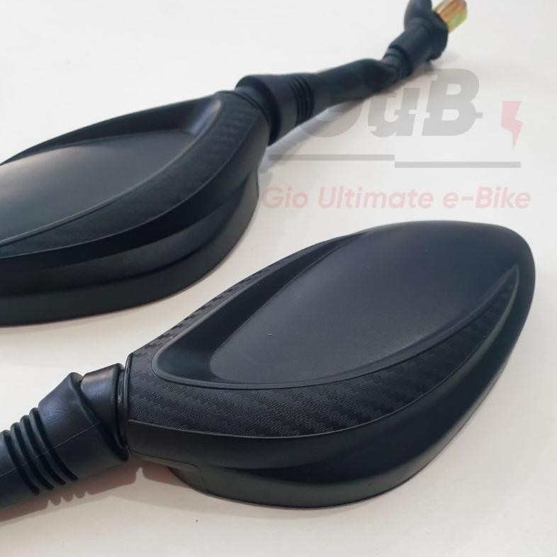 Original Spion Sepeda Listrik Model Oval Universal / Kaca Spion Sepeda Listrik / Spion Selis Ebike D