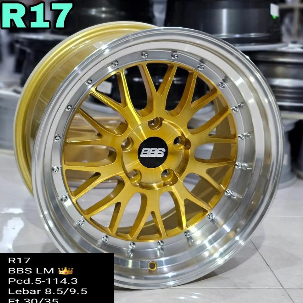 velg celong bbs lm ring 17 lebar 7,5 / 8,5 pnp civic terios innova