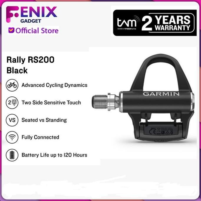 Premium Garmin Rally RS200 Pedal Power Meter Garansi Resmi TAM 2 Tahun Promo