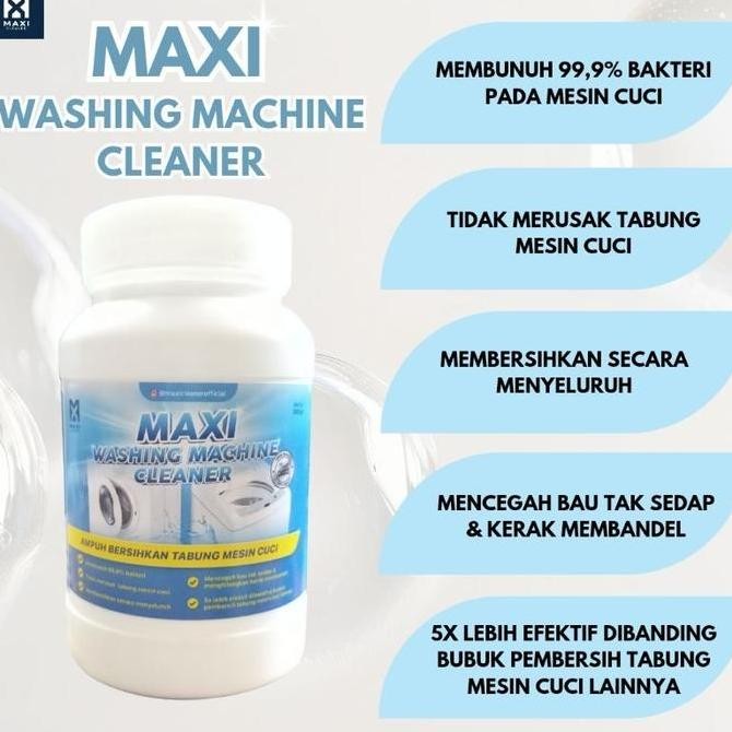 Premium MAXI Washing Machine Cleaner - Produk Pembersih Mesin Cuci Bukaan Atas - Pembersih Mesin Cuc