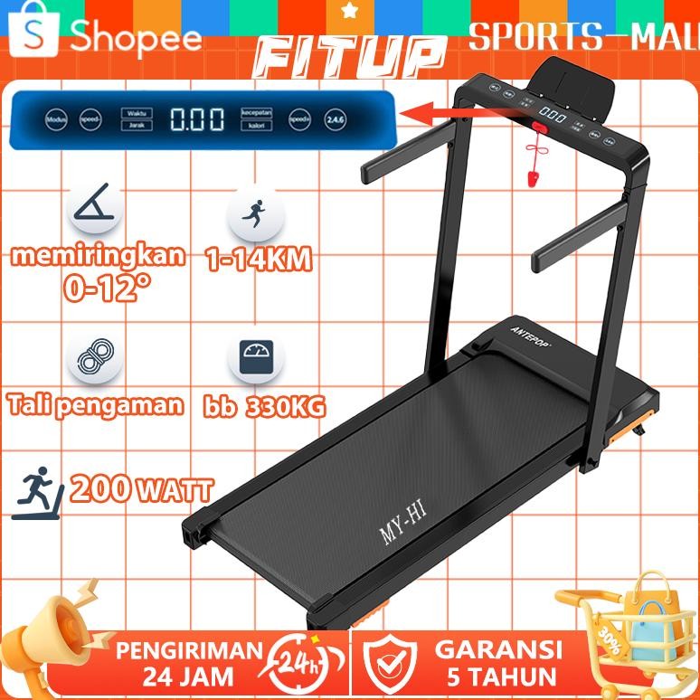 Fitup Treadmill Elektrik JC590 Treadmill Listrik Treadmill Portable Treadmill IncWalking Pad