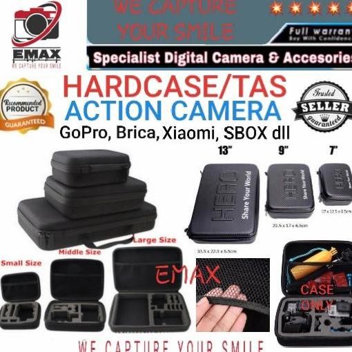 Hard Case Action Camera Gopro Brica Xiaomi Sbox Tas Shock & Waterproof