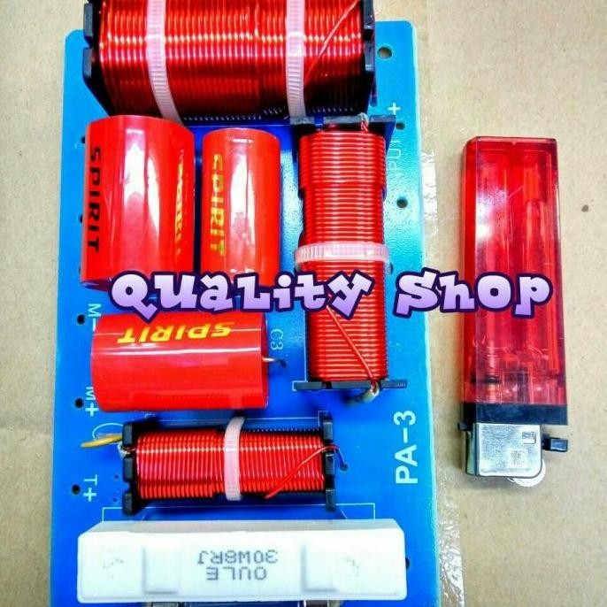 Crosover Pasif 3 Way Spirit Untuk Speaker Ukuran 10/12/15 Inch