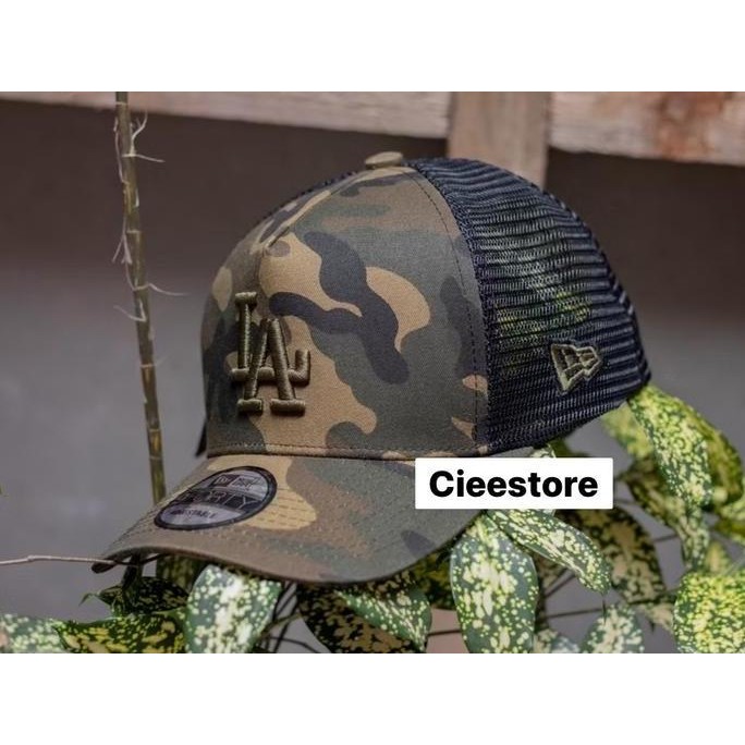 Topi Baseball Mlb La Trucker Original Camo Caps