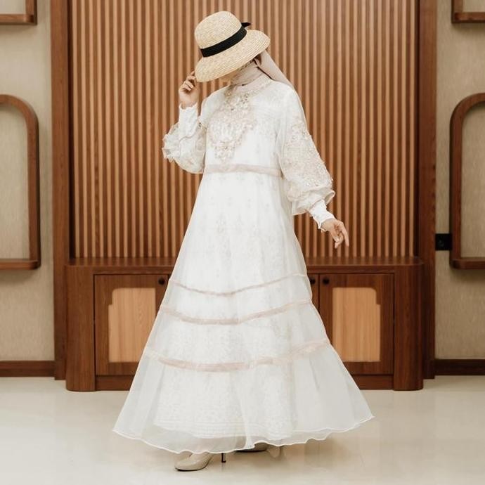 Maryam Dress by EFER SYARI | Dress Syari | Gamis Mewah | Dress Hijab | Gamis Kondangan | Dress Mewah