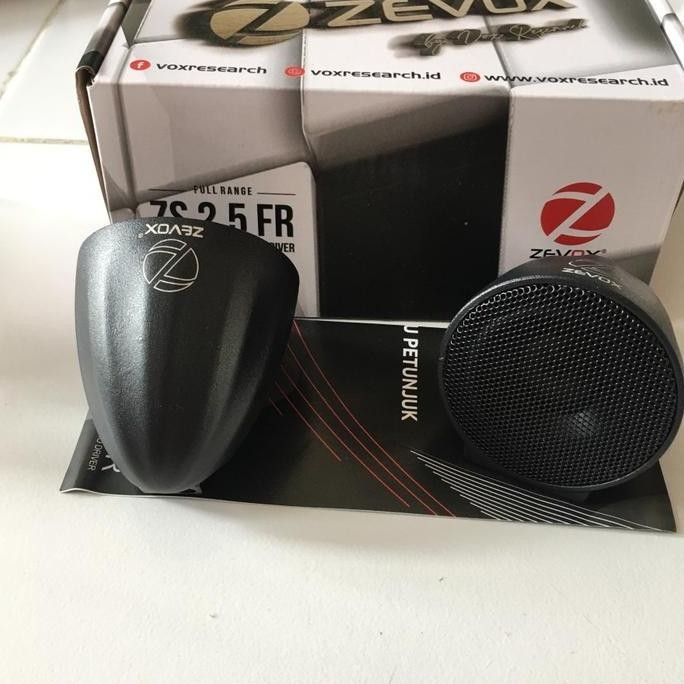 Speaker Fullrange Full Range Zevox Zs 2.5 Fr By Vox Research Original
