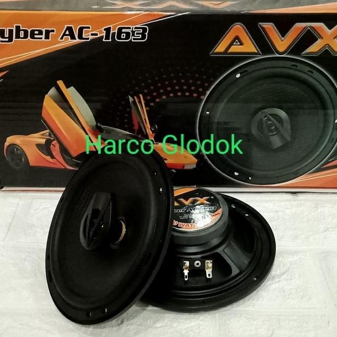 Speaker Coaxial Avx-163 Sepasang 6' Avx Cyber Ac-163 2Way