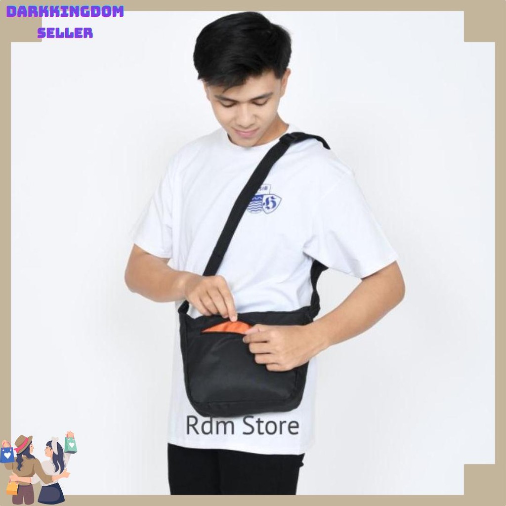 New produk Tas selempang pria murah Sling bag cowok distro anti air waterproof Original SlingBag Wan