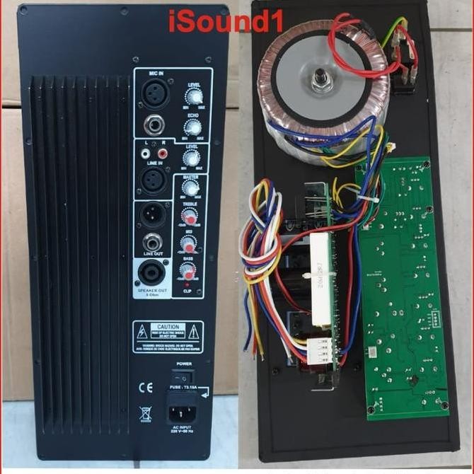 New Power Kit Mesin Kit Speaker Aktif 1000-1200 Watt 12 Inch, 15 Inch