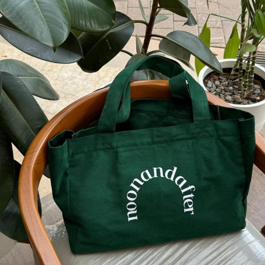 Na Downtown Tote Bag Tote Bag Unisex Tote Bag Wanita Tas Kanvas Tote Bag Pria Tas Kain