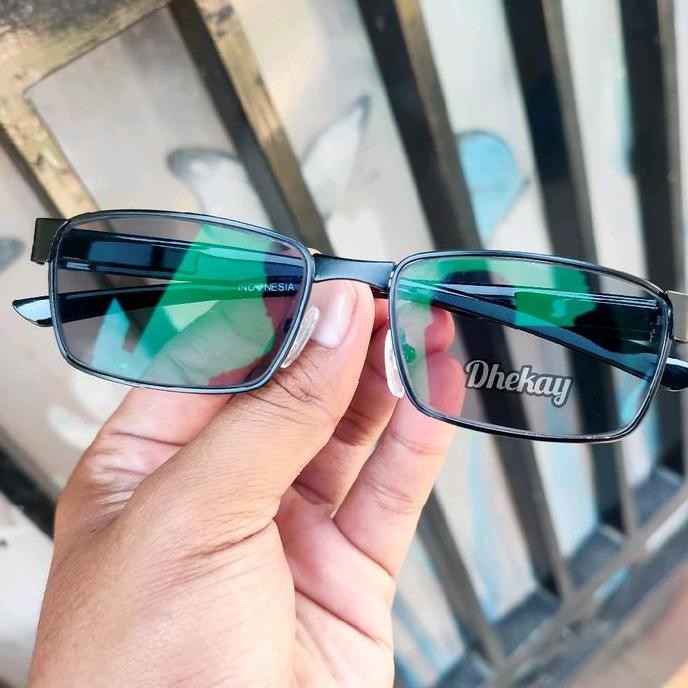 Kacamata Minus tinggi -8 -7 -6 -5 -3 -2-1 lensa photochromic bluecromic pria wanita model kotak keci