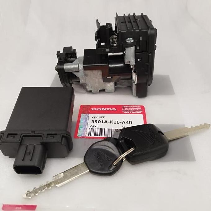 Kunci Kontak Scoopy Esp + Remote K16 2015-2017 Original Thailand