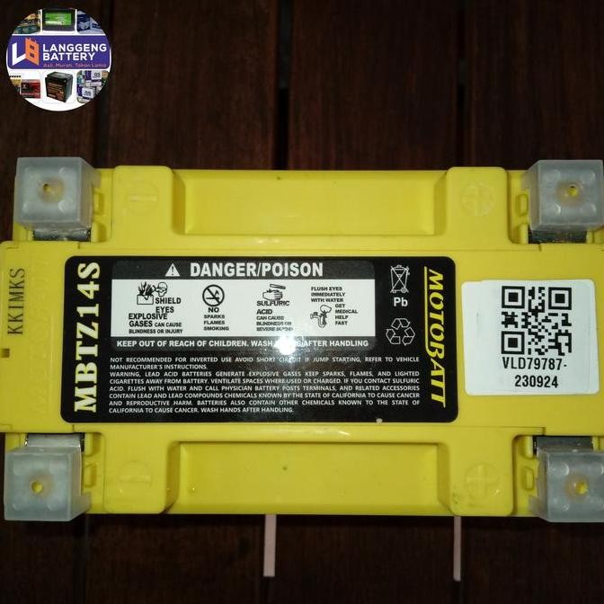 Sale  Aki Motor Kawasaki Er-6N Er6N Ninja 650 Mbtz14S Motobatt