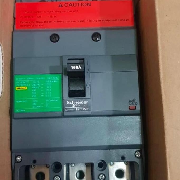Promo mccb Schneider new original 160A 3phase/breaker mccb Schneider 160A COD