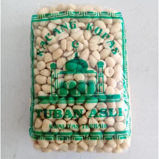 New Paket 1 Ball (10 Pack) Kacang Tanah Mentah Kupas Asli Tuban Kemasan 350 Gram Cap Berkah Kualitas