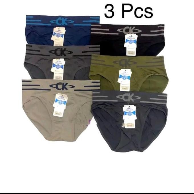 Promo Underwear 3 PCS DAN 6 PCS Celana Dalam Pria CD Pria CK Cowok KEREN COD