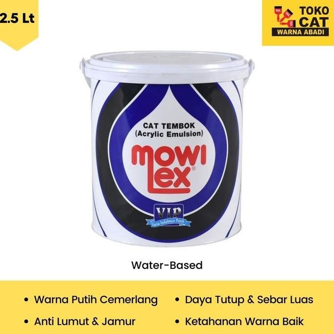 Cat Tembok Mowilex Interior Varian Putih 2.5 Liter
