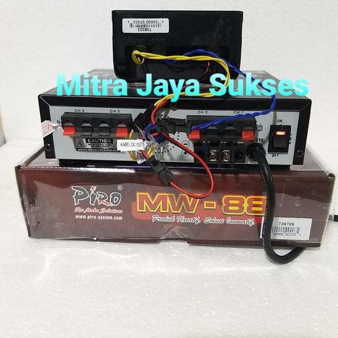Paket Ampli Walet Piro Mw 88 Anti Petir Plus Timer Piro On Off Suara Panggil