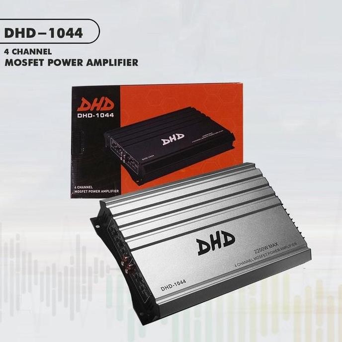 Dhd 1044 Amplifier 4 Channel (Power Amplifier Mobil)