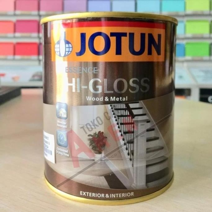 Jotun Essence Hi Gloss 1Lt - Black 0099 / Cat Minyak Kayu Dan Besi