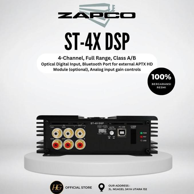 Zapco ST-4X DSP Amplifier DSP