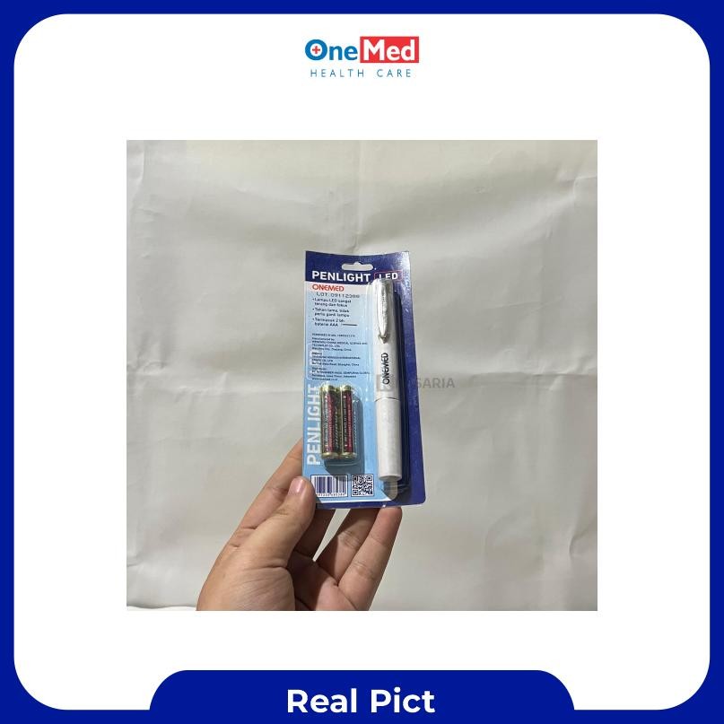 Penlight Led Onemed Pena Senter Lampu Sinar Cahaya Putih Spaylater 0%